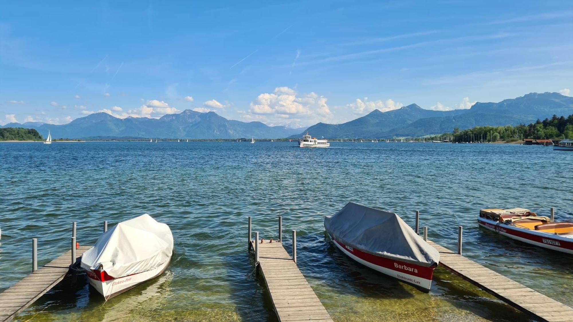 Sieben Zimmer Am See พรีนอัมคิมซี ภายนอก รูปภาพ